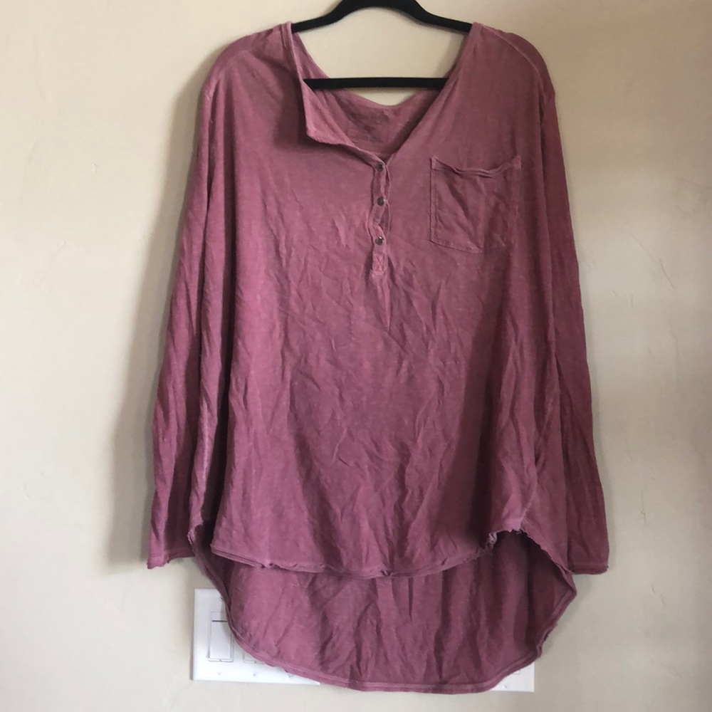 Free People Oversized Shirt